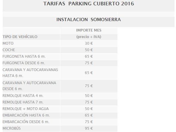 foto del parking Parking cubierto Somosierra (San Sebastián de los Reyes - Madrid)