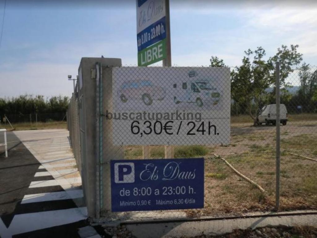 foto del parking Els Daus Peniscola (Peñíscola - Castellón)